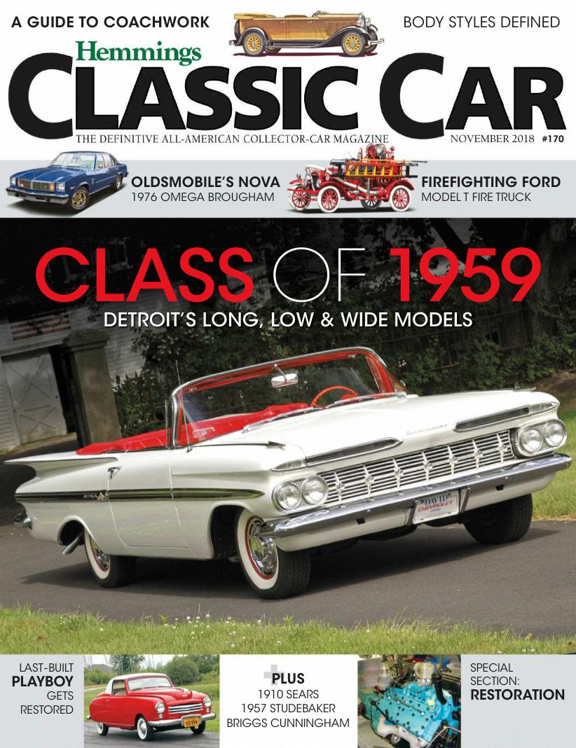 Журнал Hemmings Classic Car ноябрь 2018