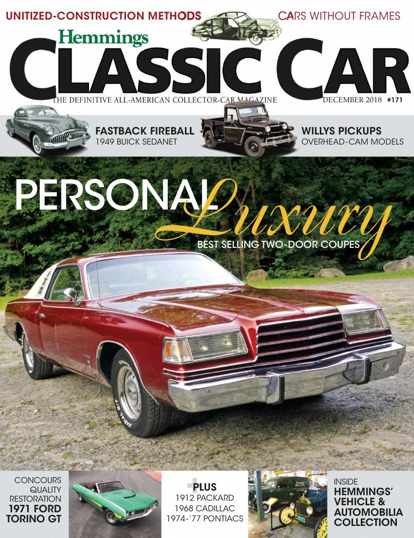 Журнал Hemmings Classic Car декабрь 2018