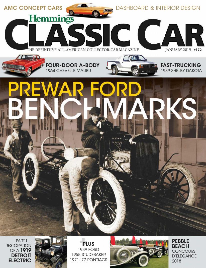 Журнал Hemmings Classic Car январь 2019