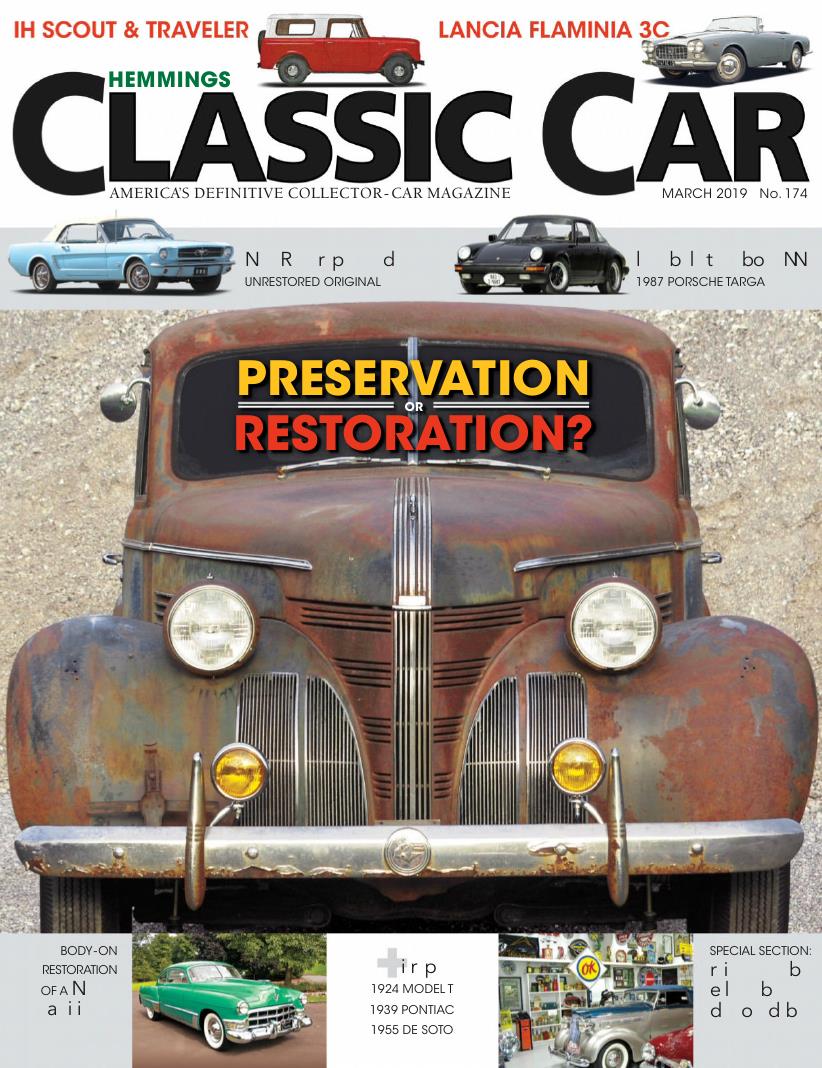 Журнал Hemmings Classic Car март 2019