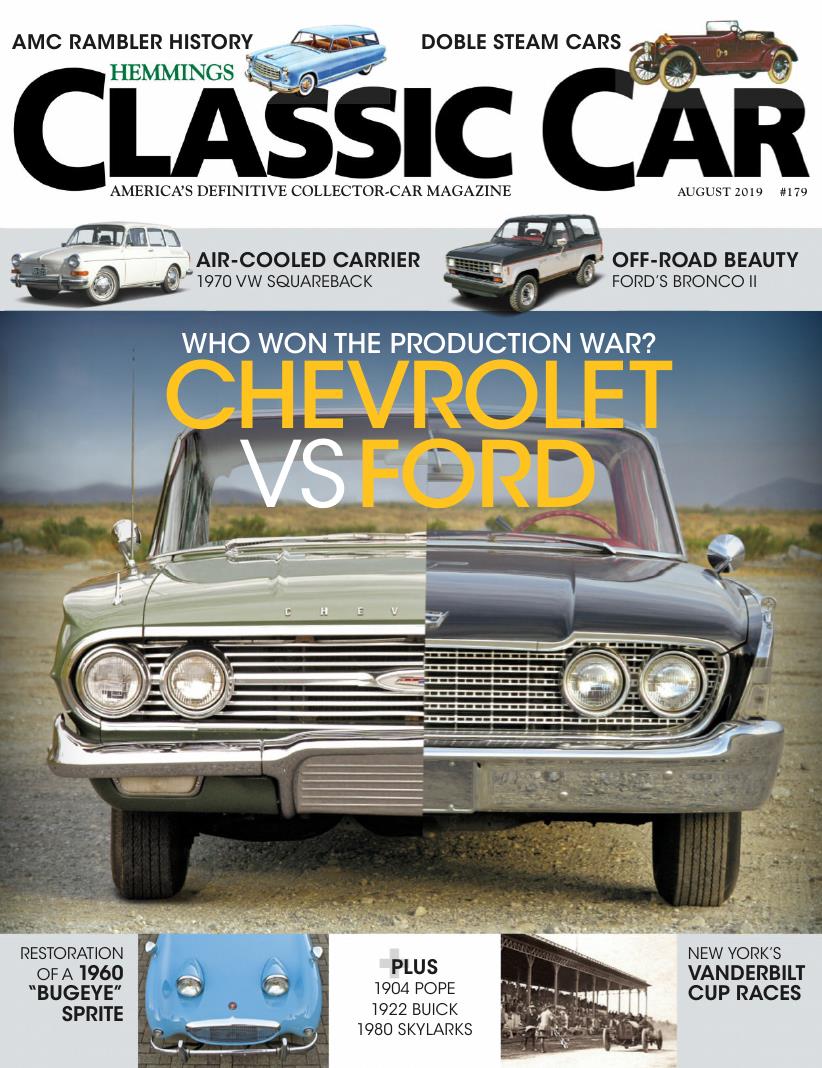 Журнал Hemmings Classic Car август 2019
