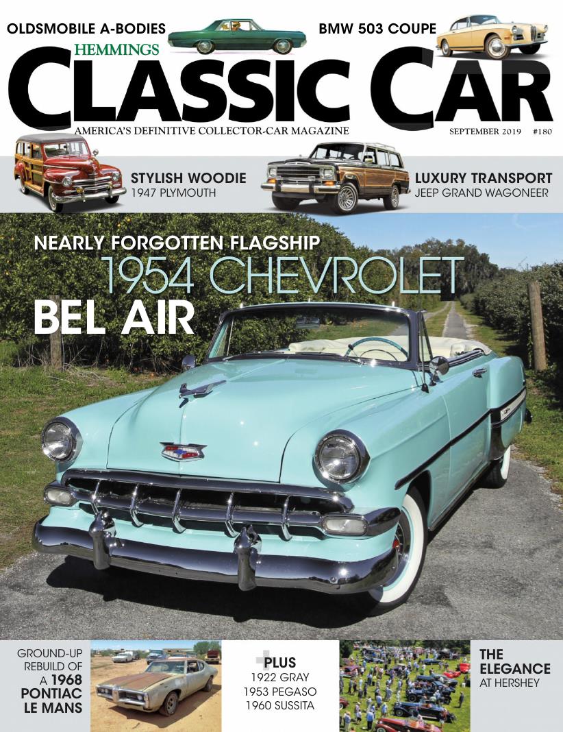 Журнал Hemmings Classic Car сентябрь 2019