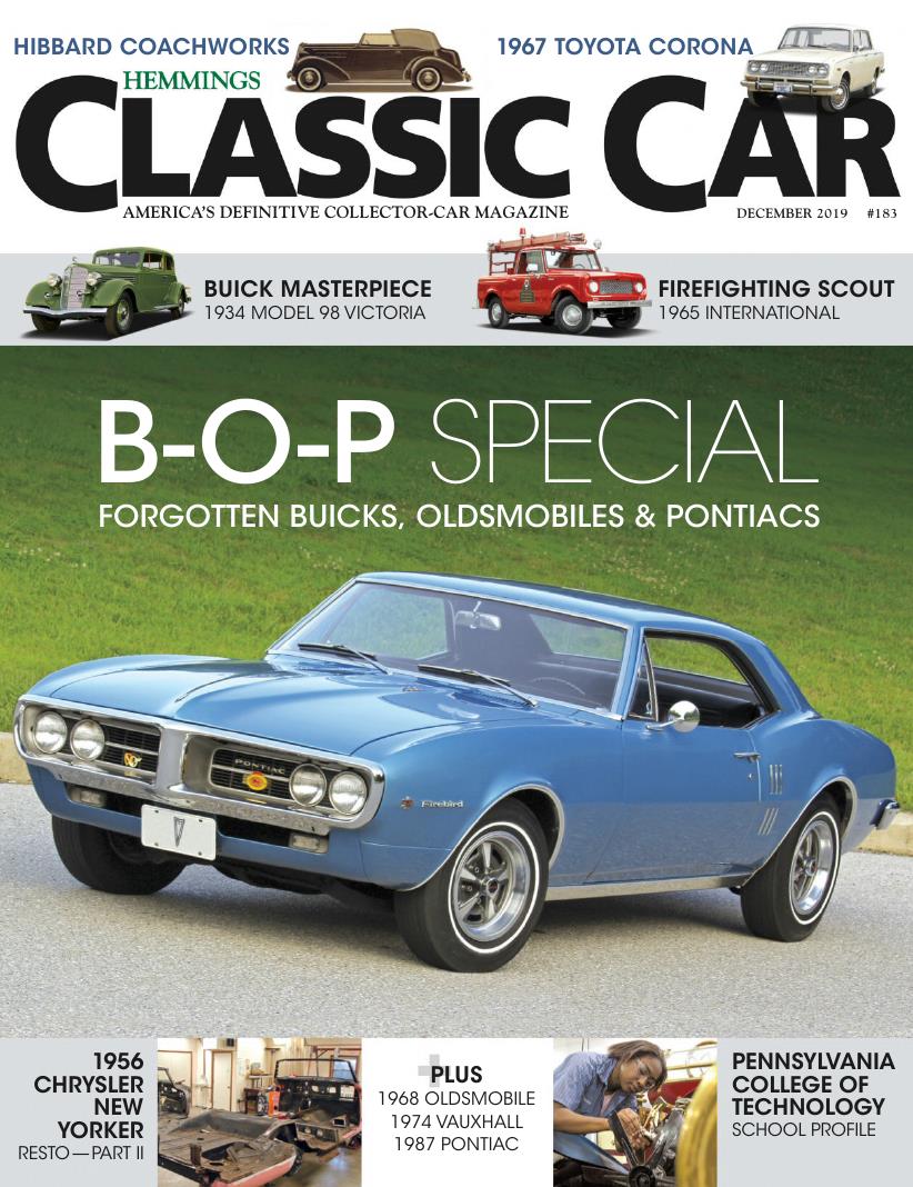 Журнал Hemmings Classic Car декабрь 2019