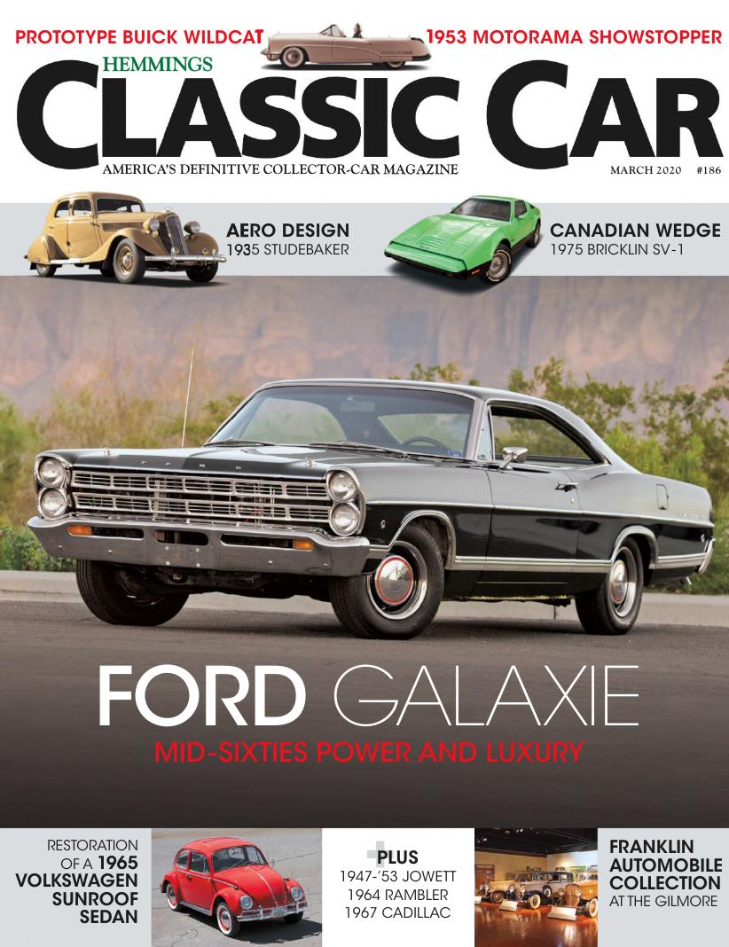 Журнал Hemmings Classic Car март 2020