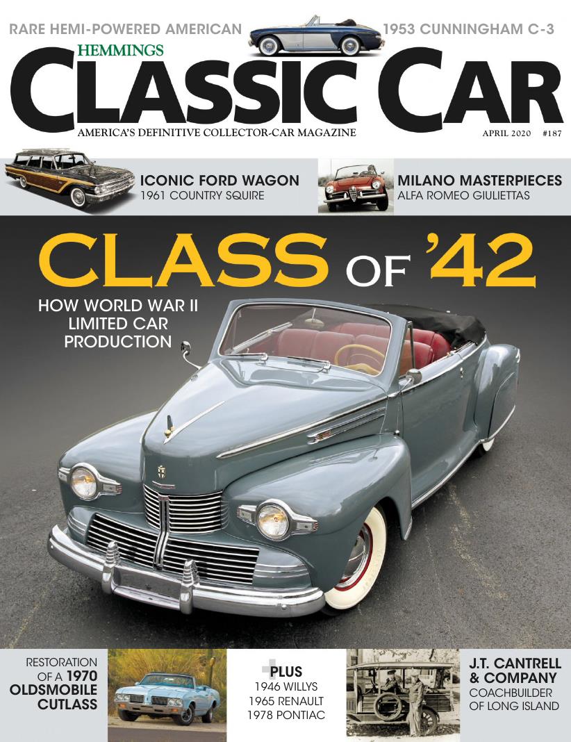 Журнал Hemmings Classic Car апрель 2020