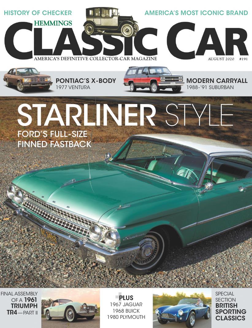 Журнал Hemmings Classic Car август 2020