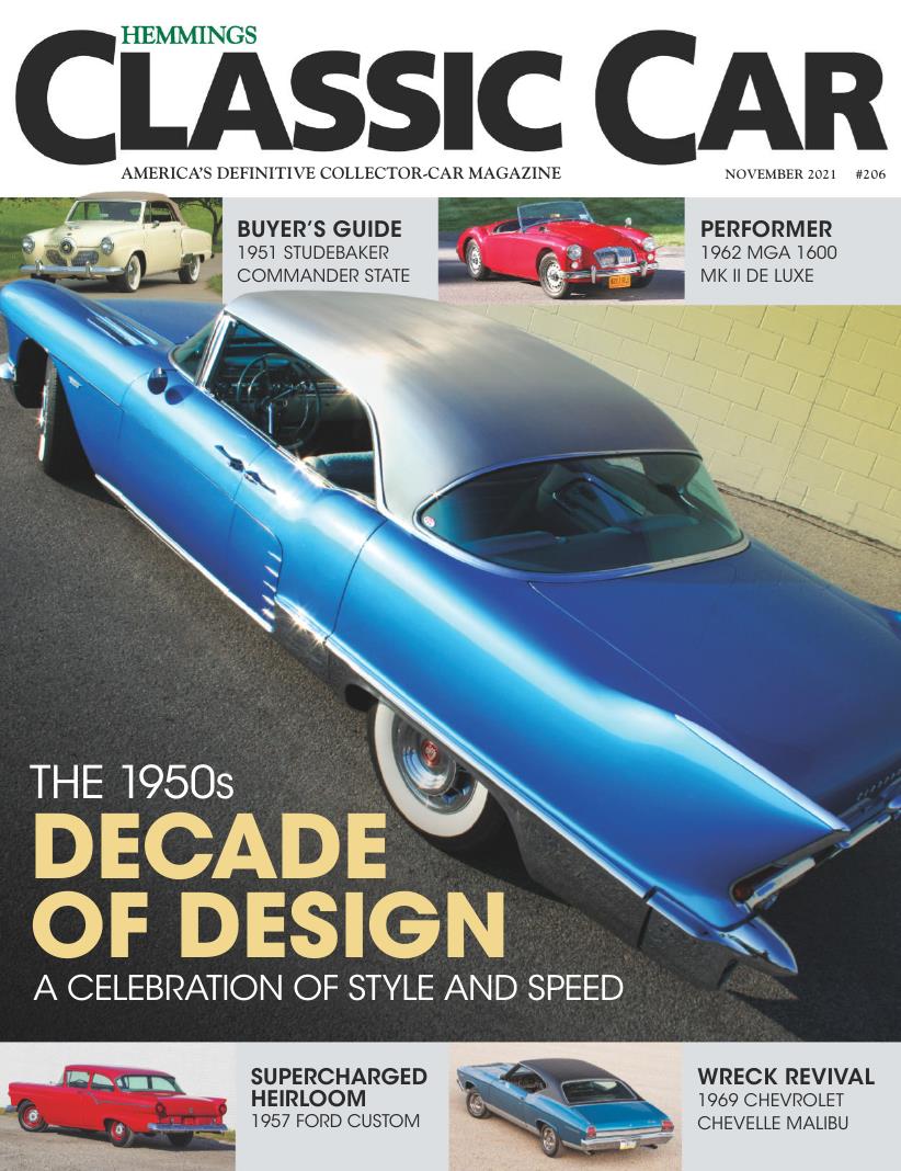 Журнал Hemmings Classic Car ноябрь 2021