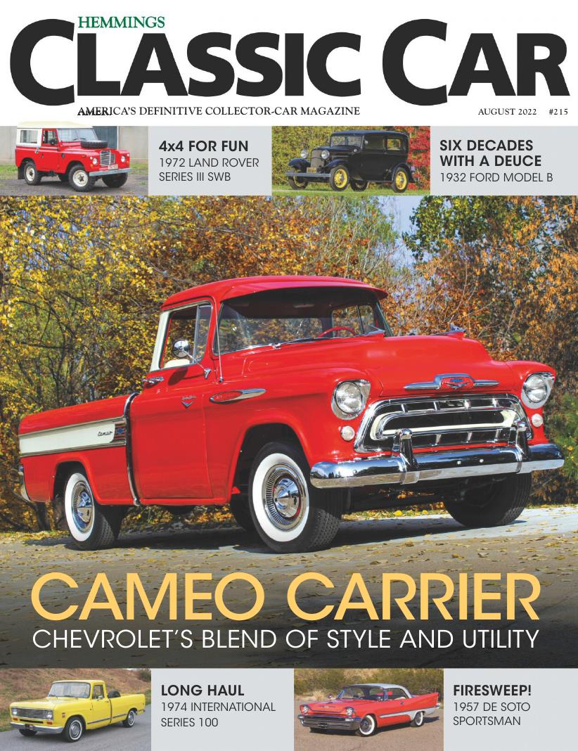 Журнал Hemmings Classic Car август 2022