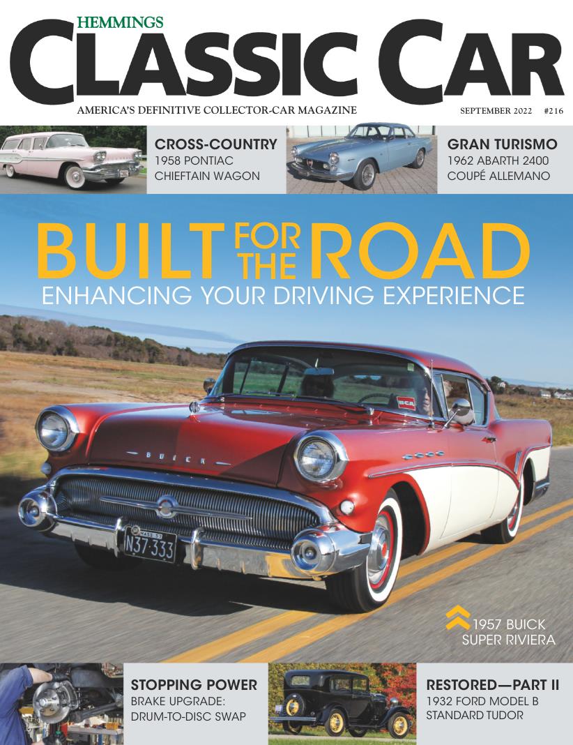 Журнал Hemmings Classic Car сентябрь 2022