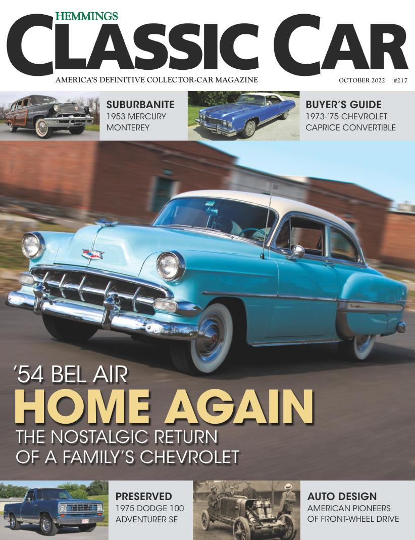 Журнал Hemmings Classic Car октябрь 2022