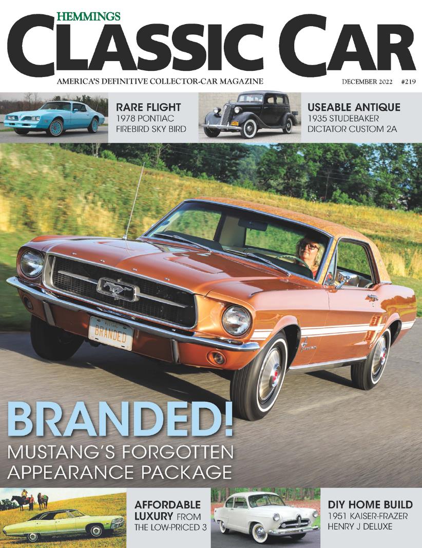 Журнал Hemmings Classic Car декабрь 2022