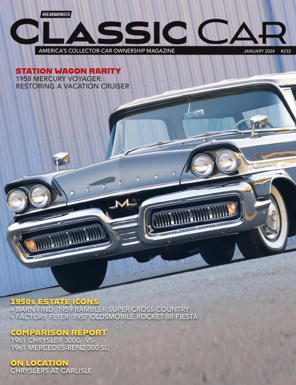 Журнал Hemmings Classic Car январь 2024