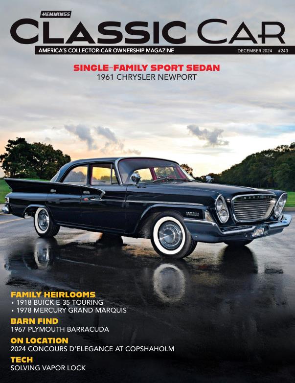 Журнал Hemmings Classic Car декабрь 2024