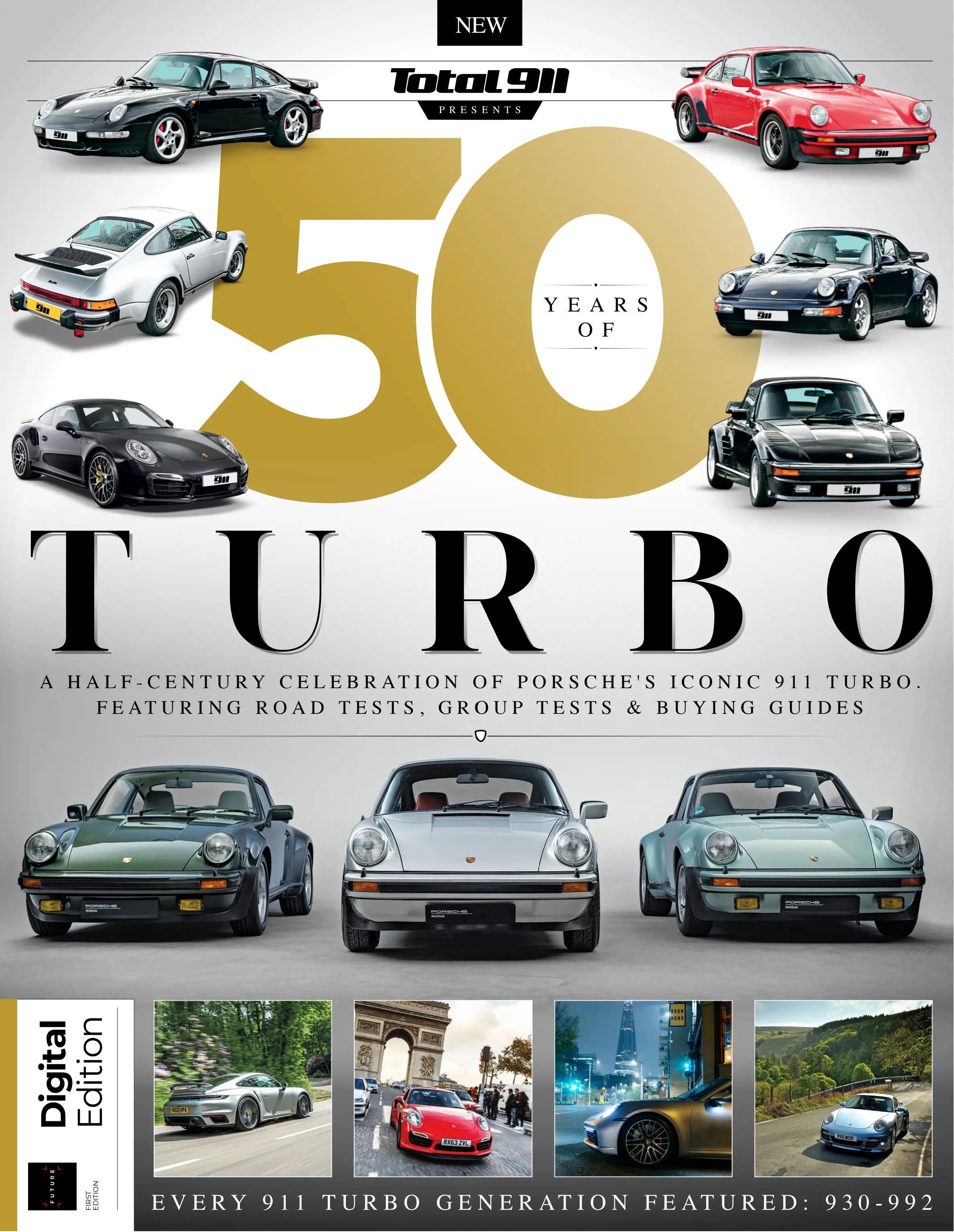 Журнал Total 911: 50 Years of Turbo, 1st Edition 2024
