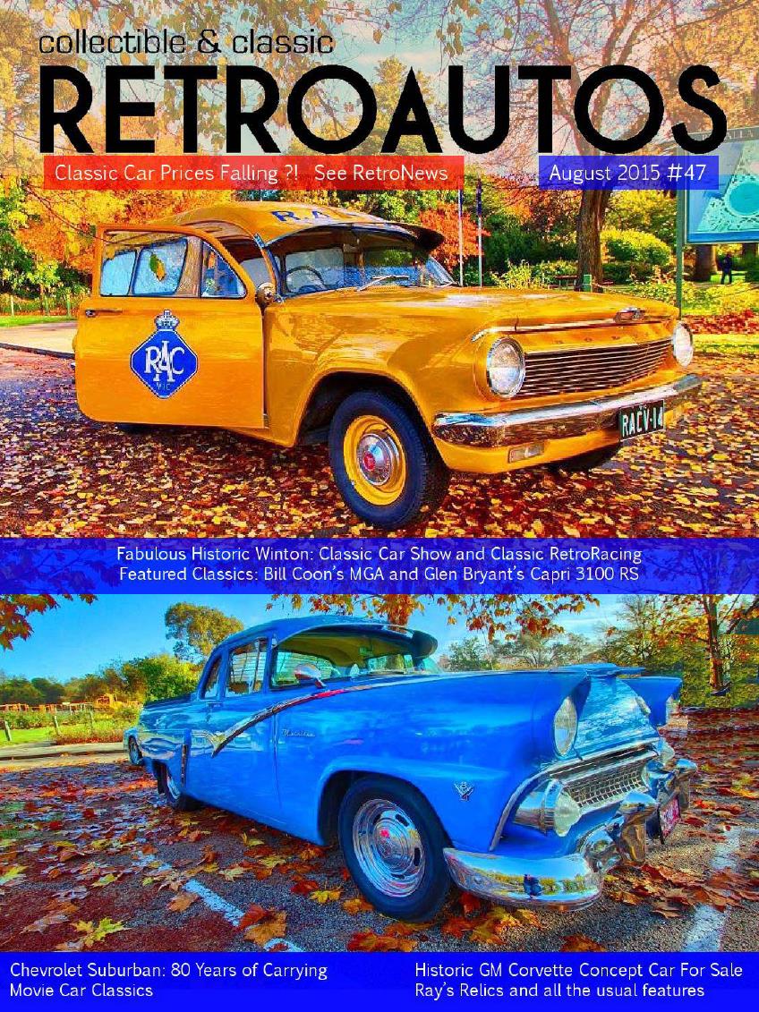 Журнал Retro Autos, August 2015
