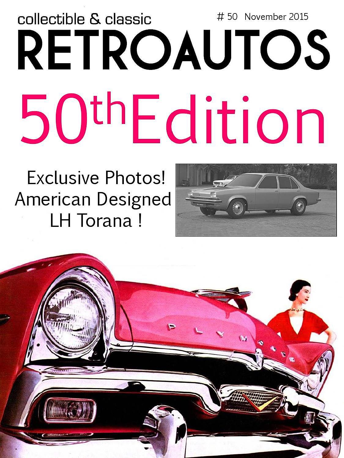 Журнал Retro Autos, November 2015
