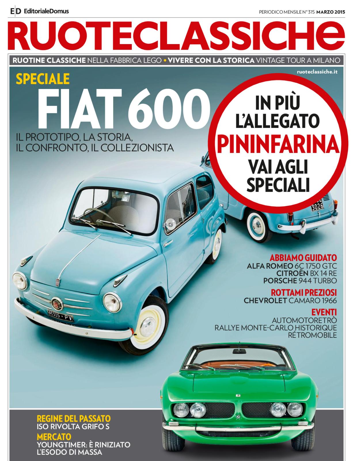 Журнал Ruoteclassiche март 2015