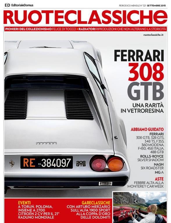 Журнал Ruoteclassiche сентябрь 2015