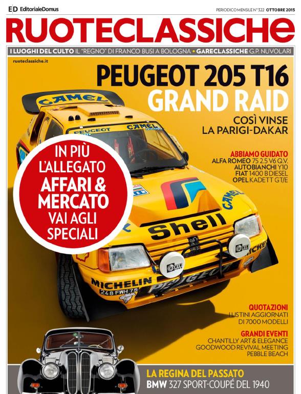 Журнал Ruoteclassiche октябрь 2015