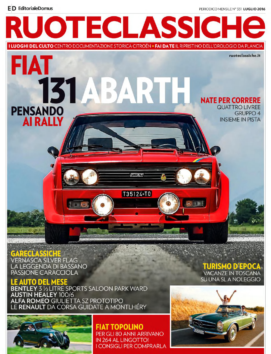 Журнал Ruoteclassiche июль 2016