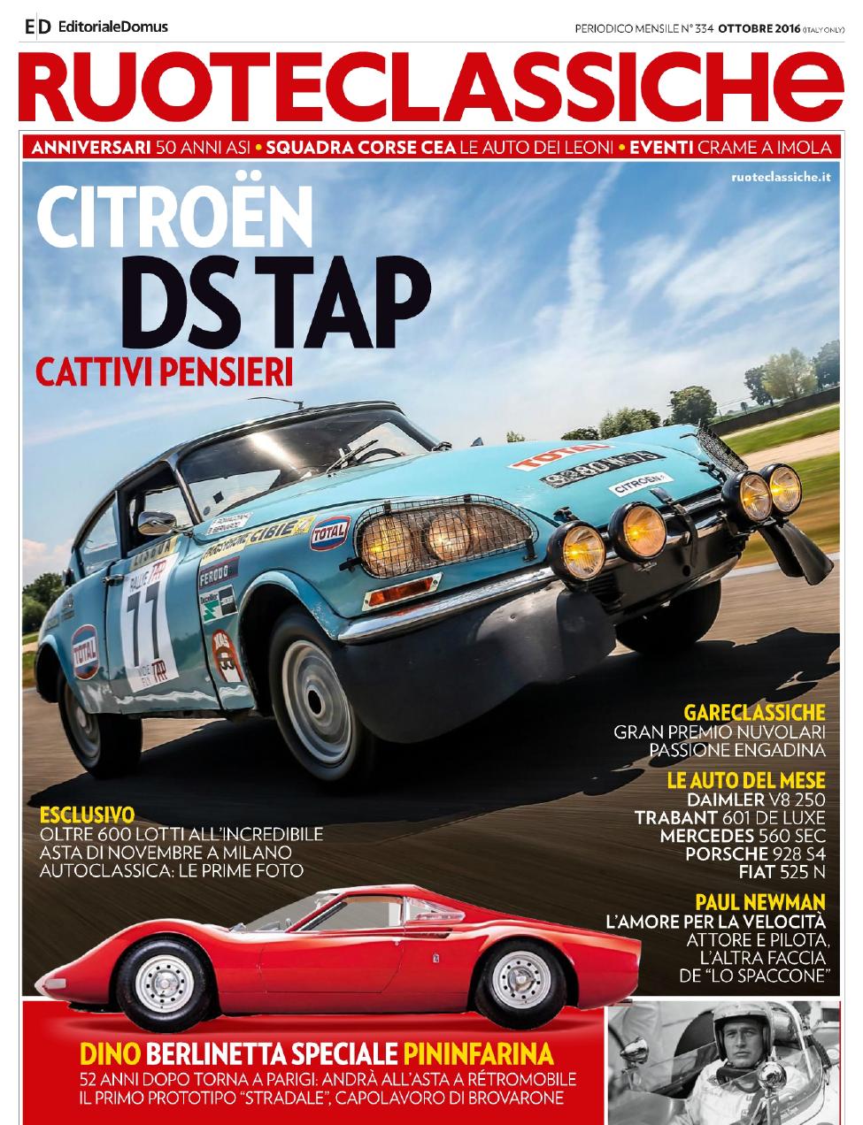 Журнал Ruoteclassiche октябрь 2016