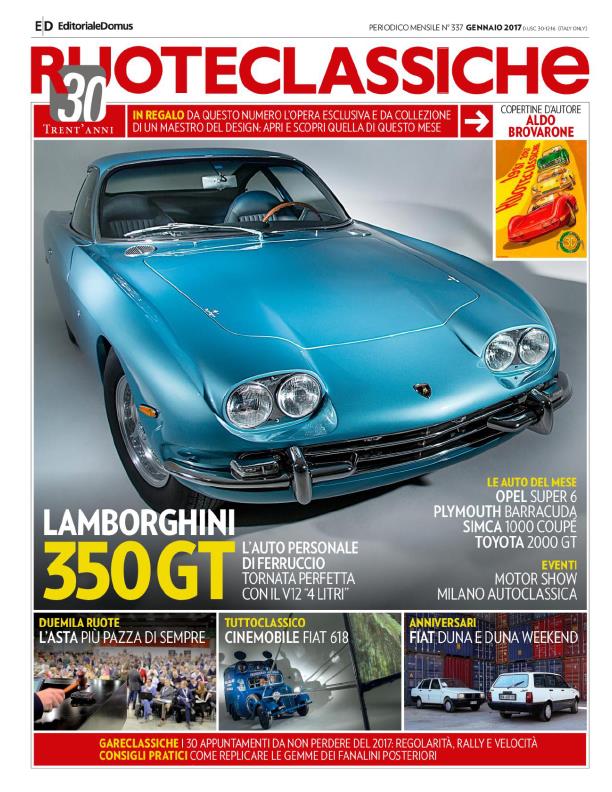 Журнал Ruoteclassiche январь 2017