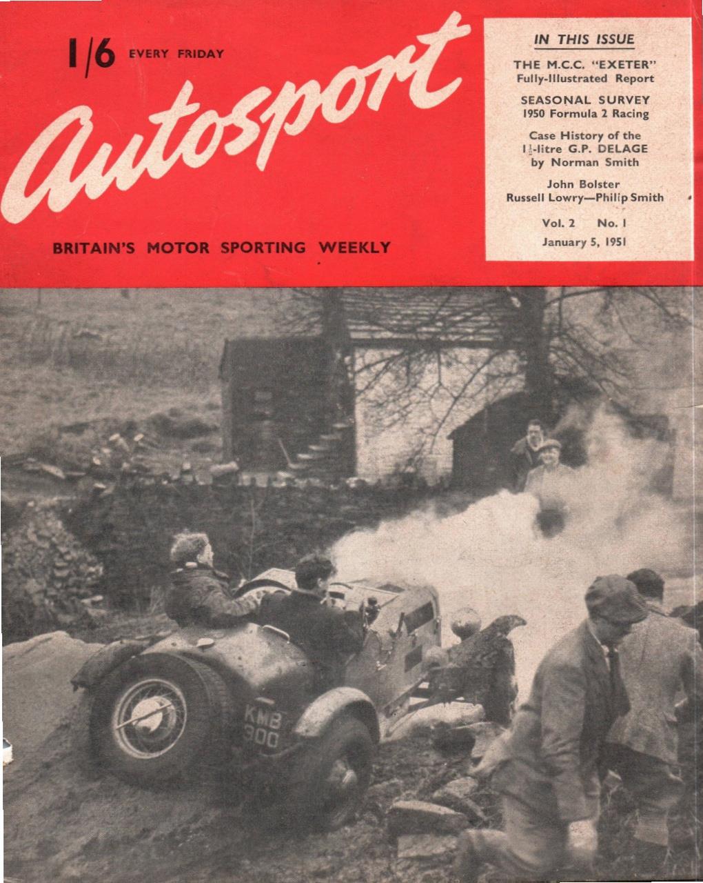 Журнал Autosport 05 января 1951
