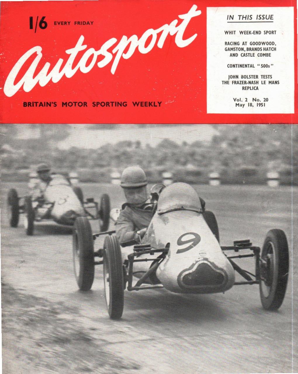 Журнал Autosport 18 мая 1951