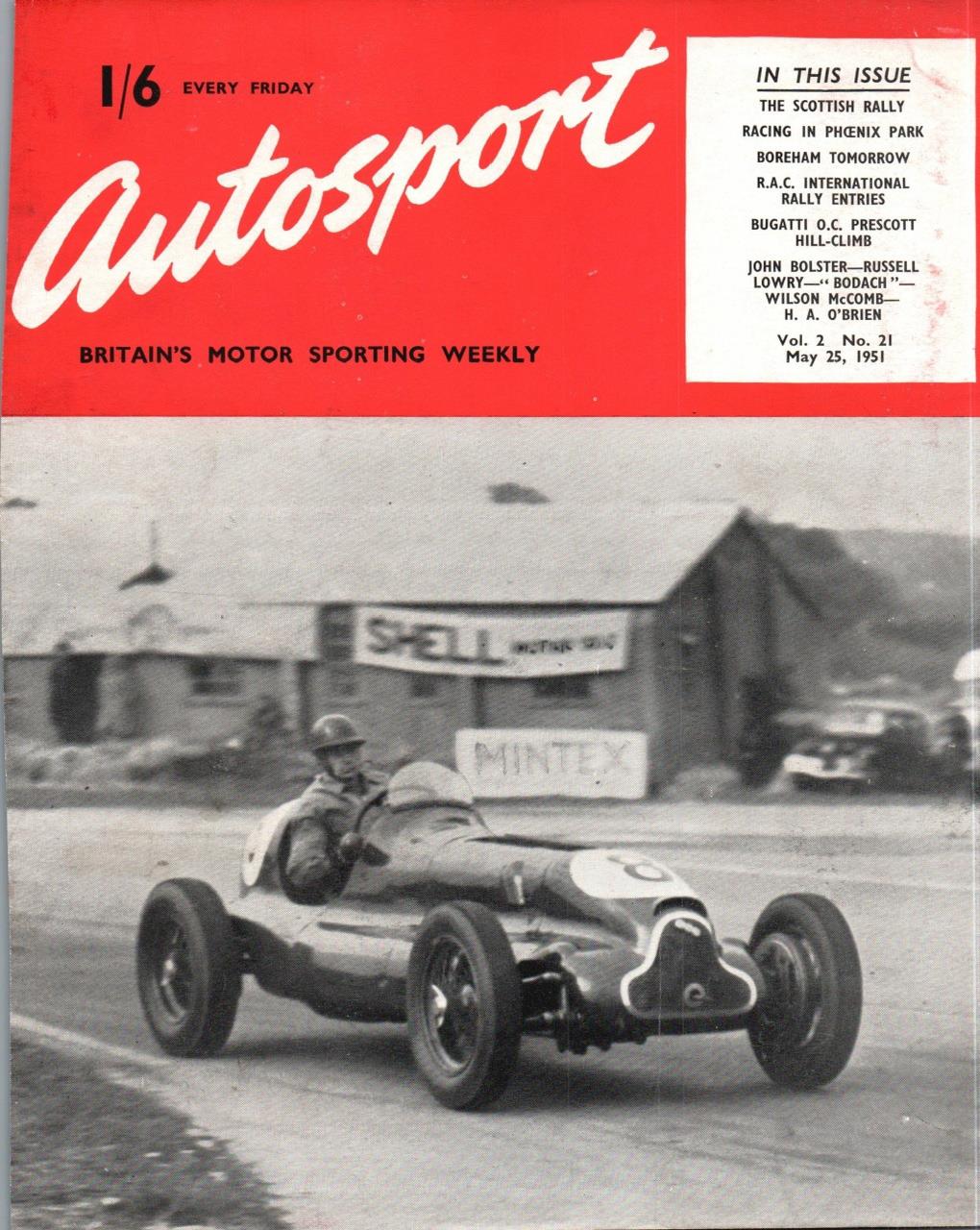 Журнал Autosport 25 мая 1951