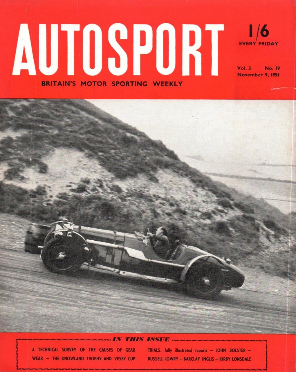Журнал Autosport 09 ноября 1951
