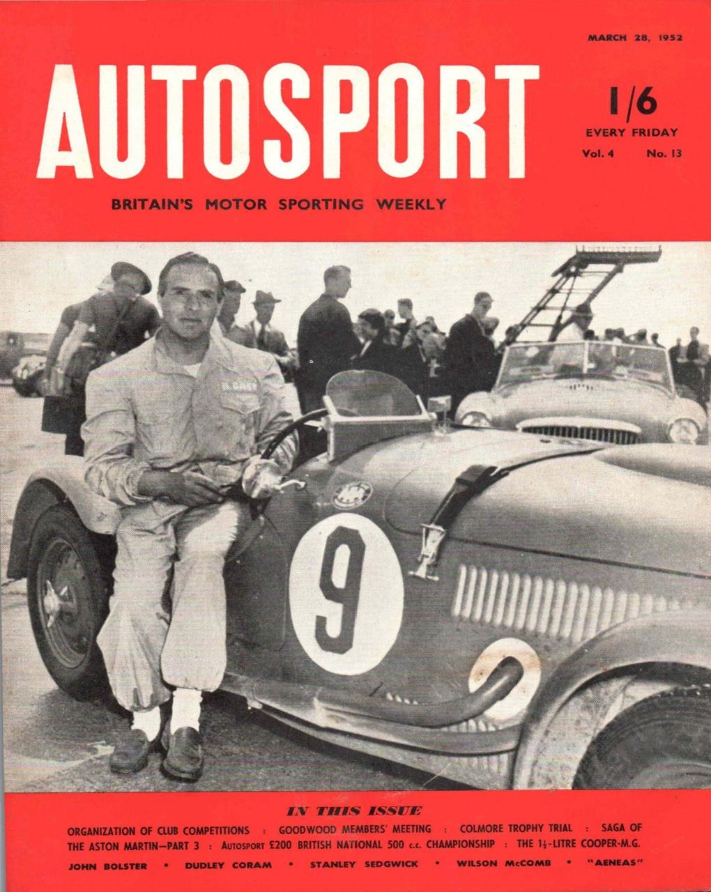 Журнал Autosport 28 марта 1952