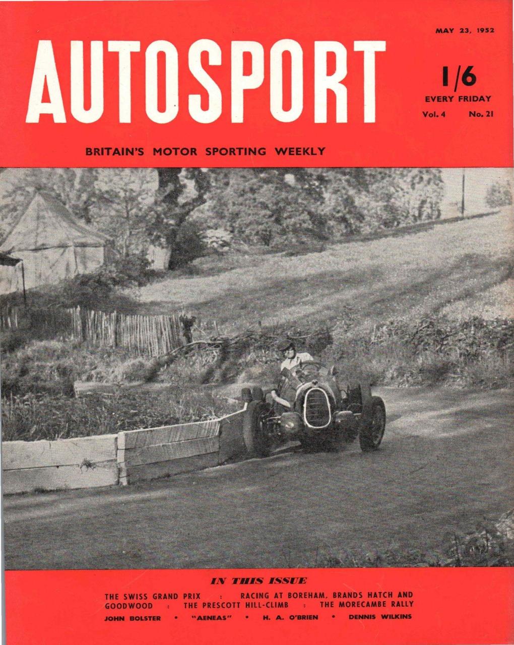 Журнал Autosport 23 мая 1952
