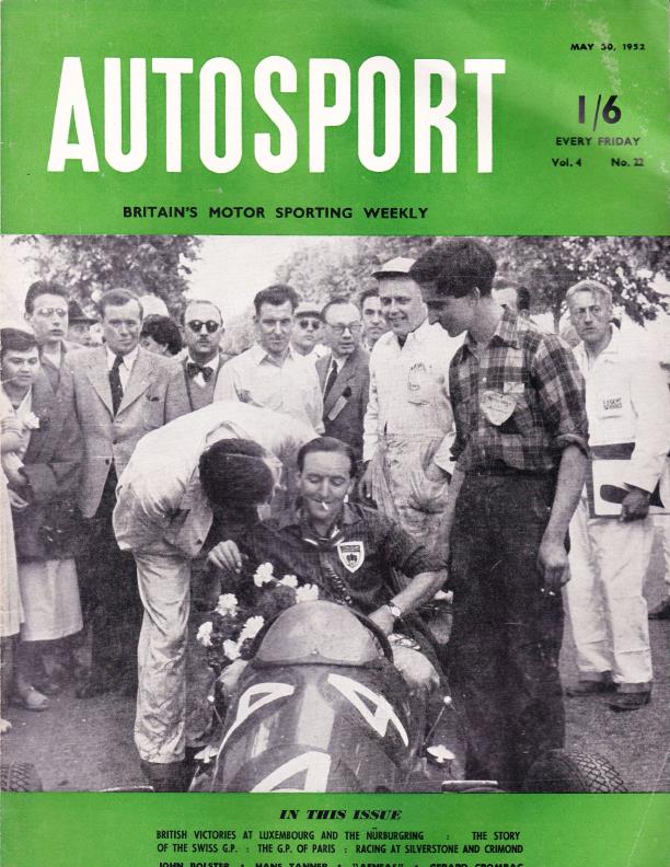 Журнал Autosport 30 мая 1952