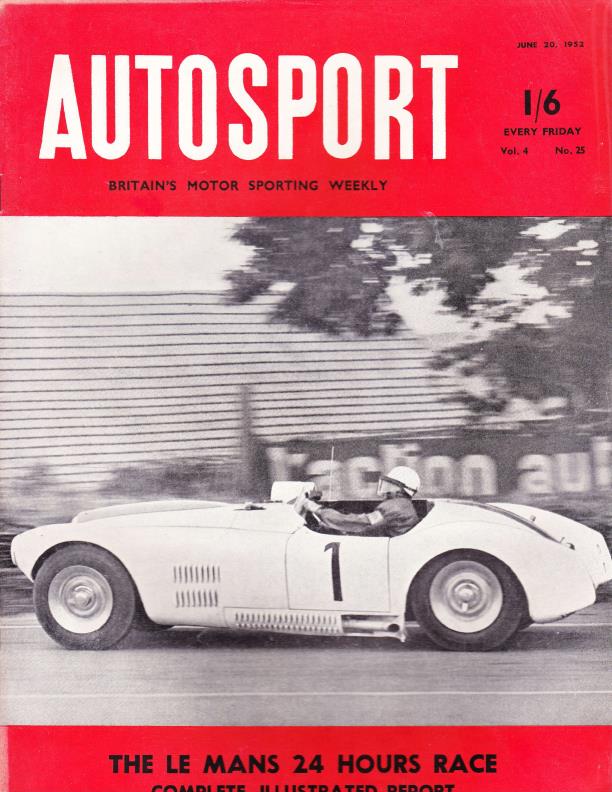 Журнал Autosport 20 июня 1952