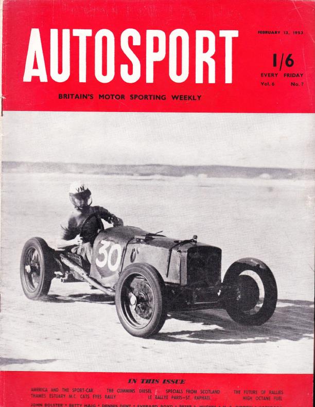 Журнал Autosport 13 февраля 1953