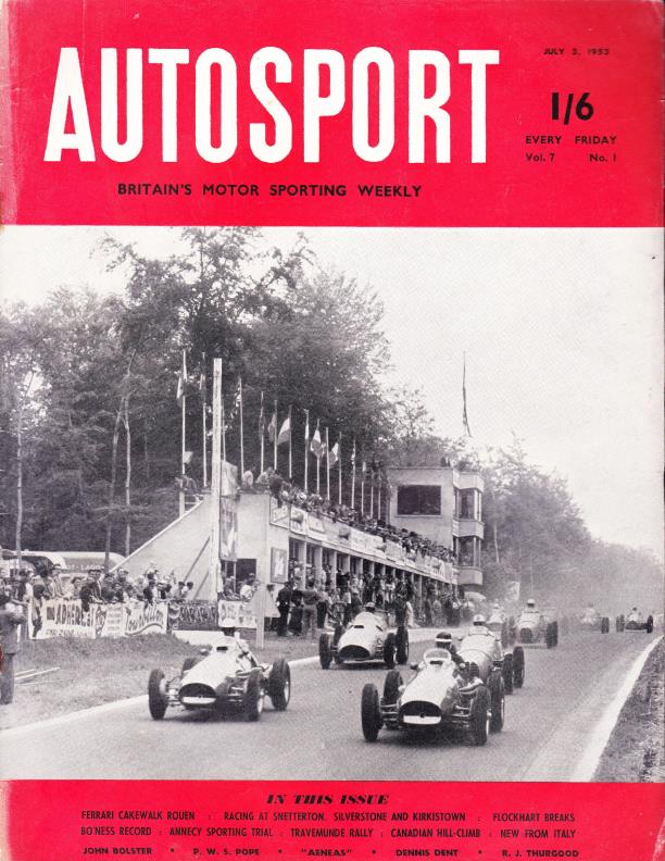 Журнал Autosport 03 июля 1953