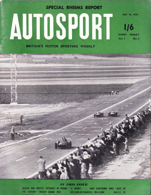 Журнал Autosport 10 июля 1953