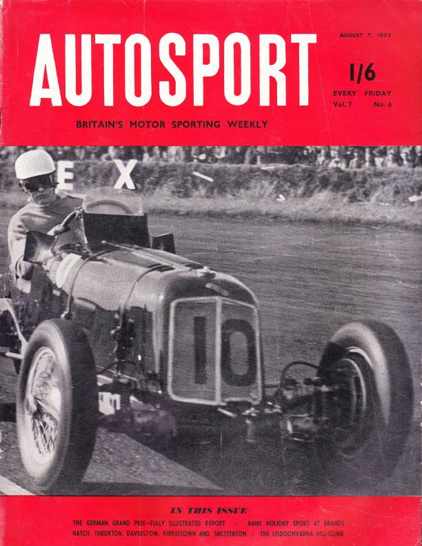 Журнал Autosport 07 августа 1953