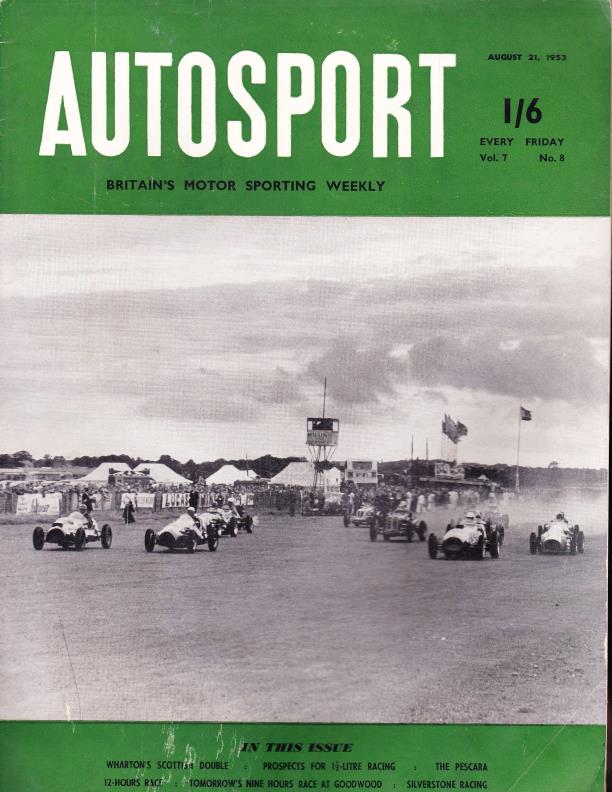 Журнал Autosport 21 августа 1953