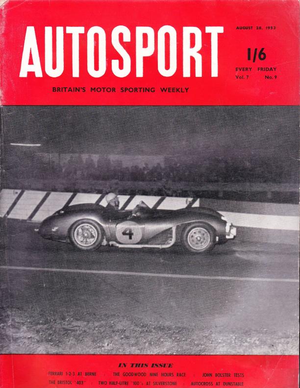 Журнал Autosport 28 августа 1953