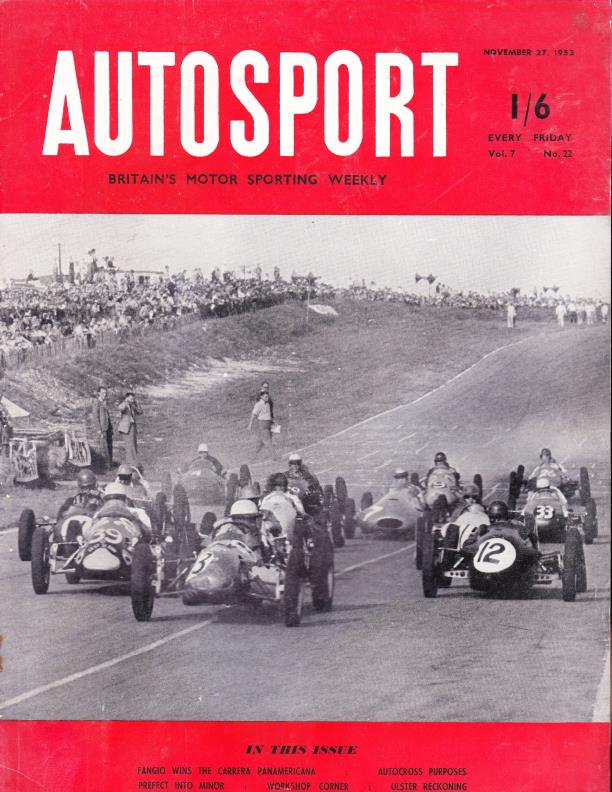 Журнал Autosport 27 ноября 1953