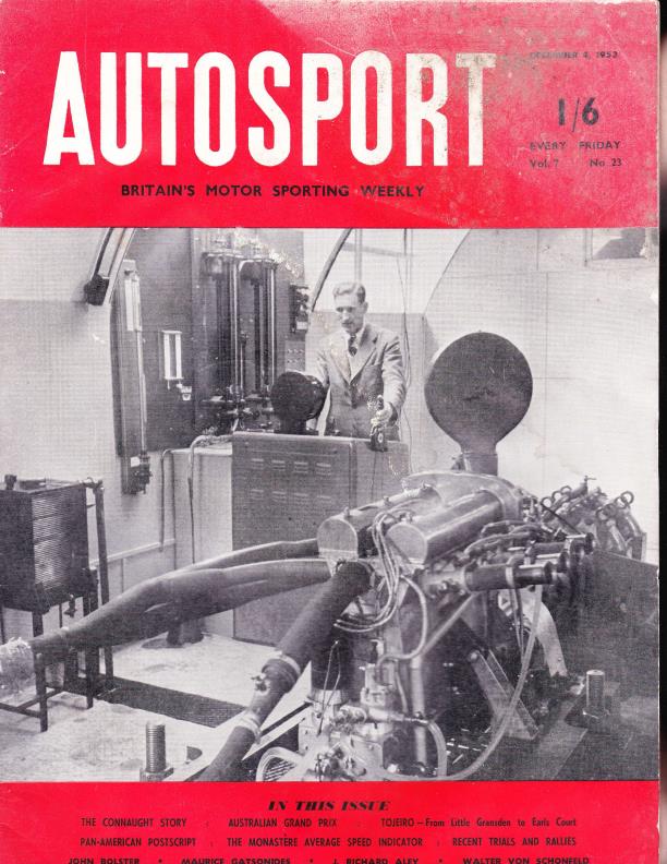 Журнал Autosport 04 декабря 1953