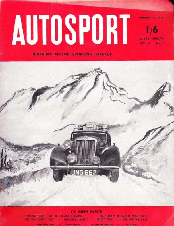 Журнал Autosport 15 января 1954