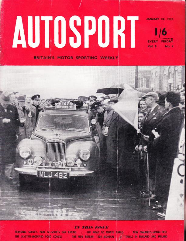Журнал Autosport 22 января 1954