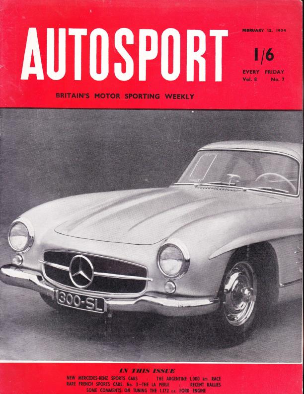 Журнал Autosport 12 февраля 1954