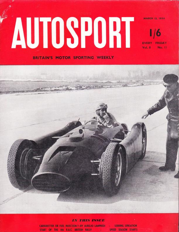 Журнал Autosport 12 марта 1954
