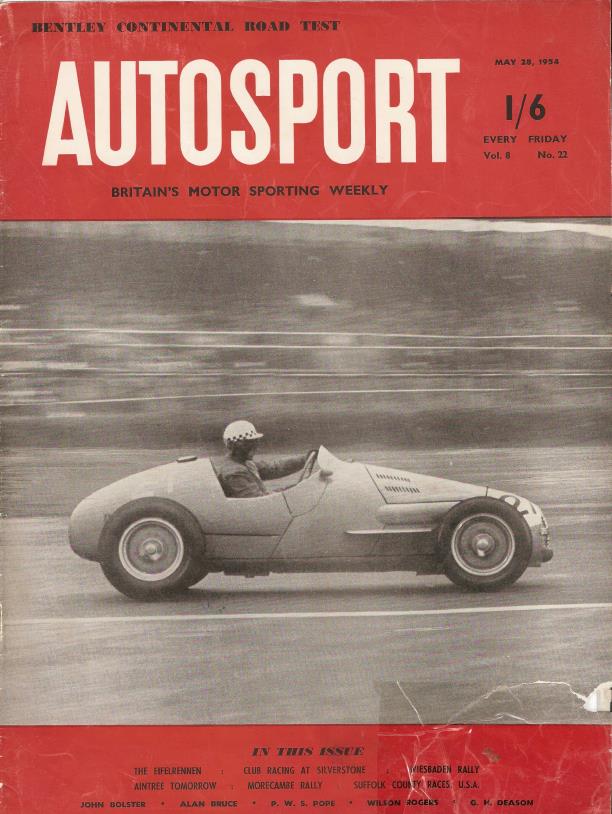 Журнал Autosport 28 мая 1954