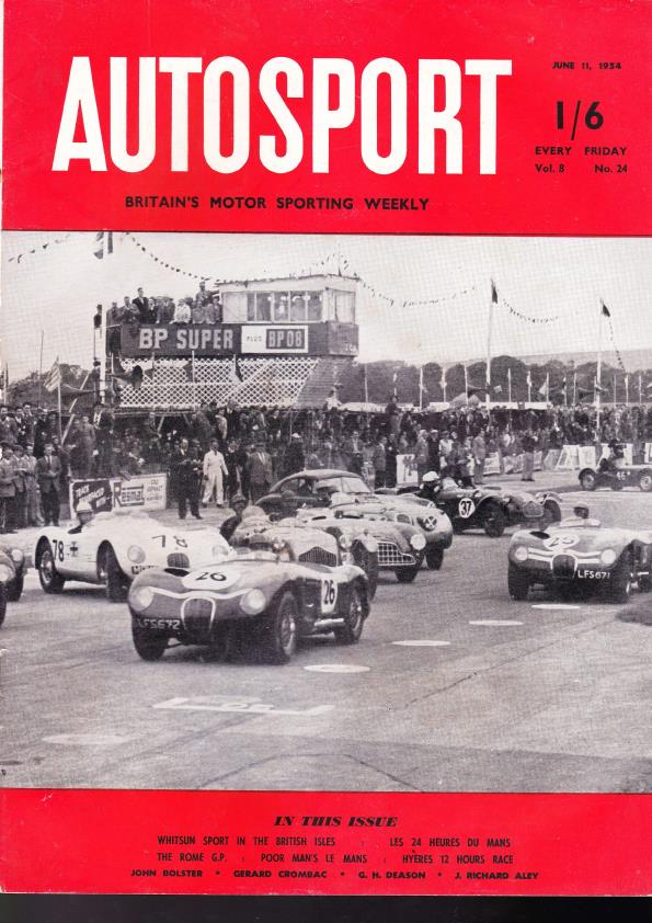 Журнал Autosport 11 июня 1954