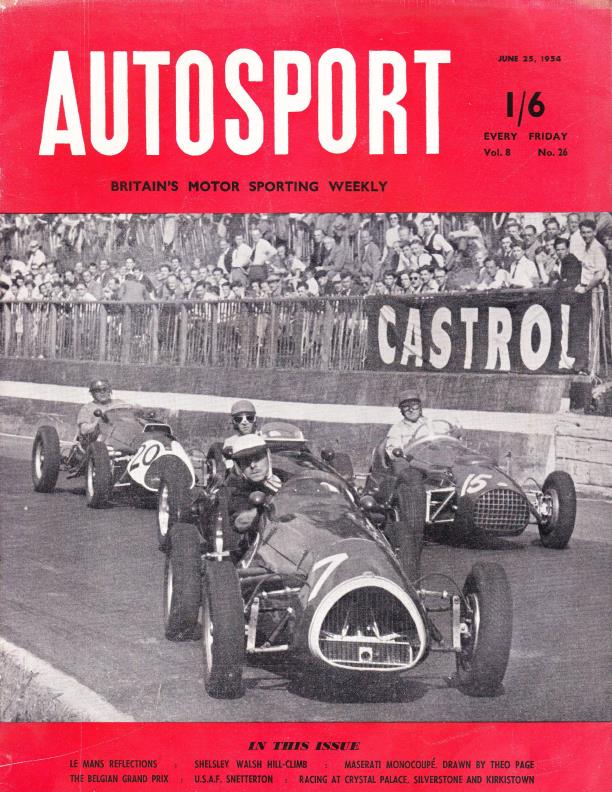 Журнал Autosport 25 июня 1954