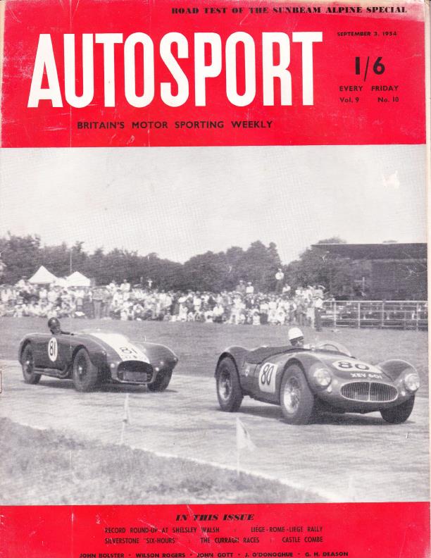 Журнал Autosport 03 сентября 1954